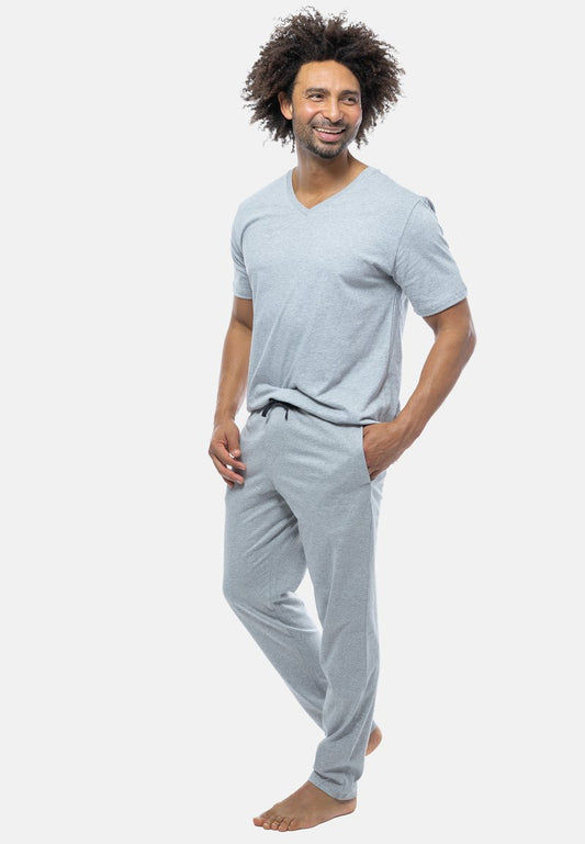 Schiesser MIX SET - Nachtwäsche Set - Grau