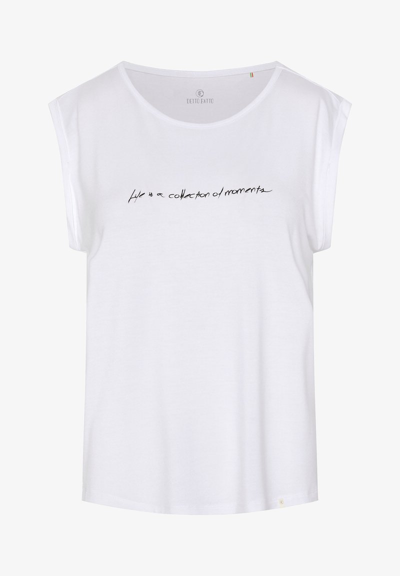  KOMFORT-PASSFORM - T-Shirt Print - White