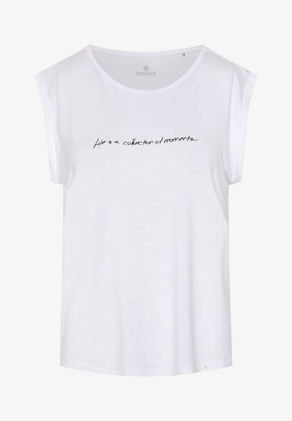  KOMFORT-PASSFORM - T-Shirt Print - White