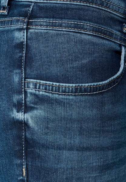 STREET ONE Jeans Slim Fit - Blau