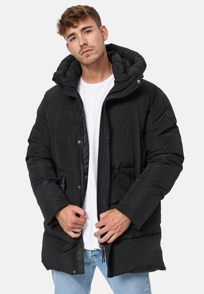 Indicode Jeans KASPER - Wintermantel - Black