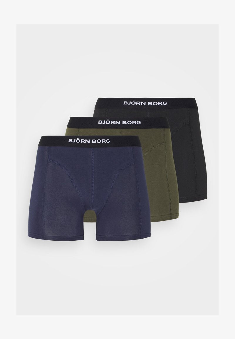  PREMIUM BOXER 3 PACK - Panties - Black/dark Blue