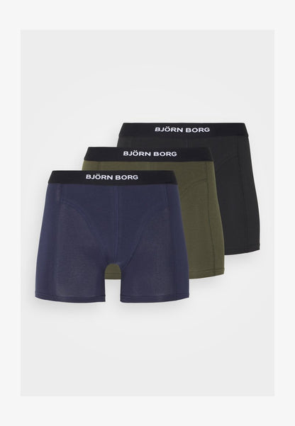  PREMIUM BOXER 3 PACK - Panties - Black/dark Blue