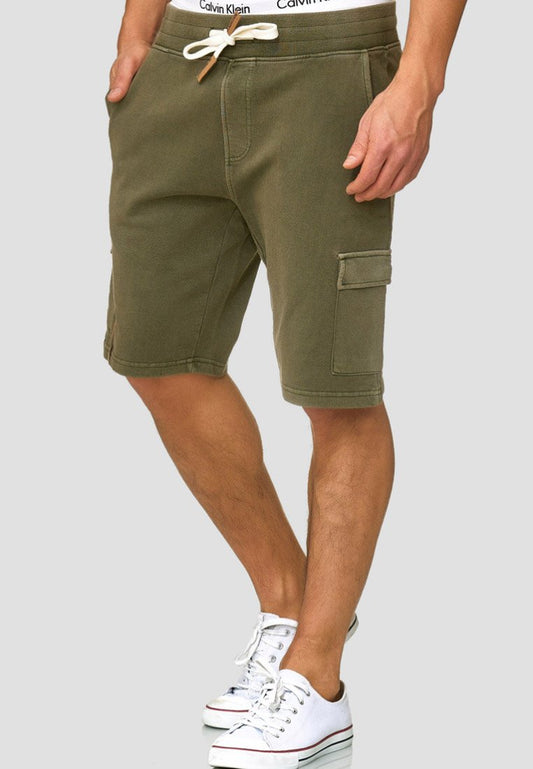 Indicode Jeans Shorts - Beetle