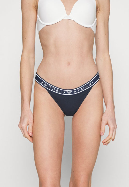 Emporio Armani THONG 2 PACK - String - Marine