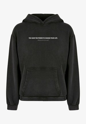  HATE FOOTBALL ACID WASHED - Sweatshirt - Black