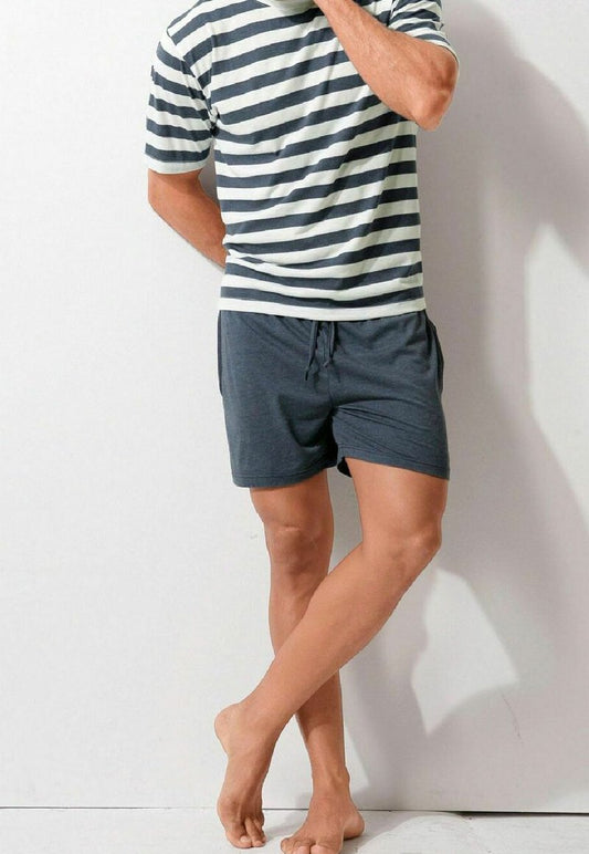 H.I.S SET - Nachtwäsche Set - Navy