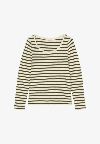 Marc O'Polo LONGSLEEVE - Langarmshirt - Multi Spring Sky