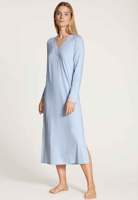 Calida LANGARM - Nachthemd - Harmony Blue
