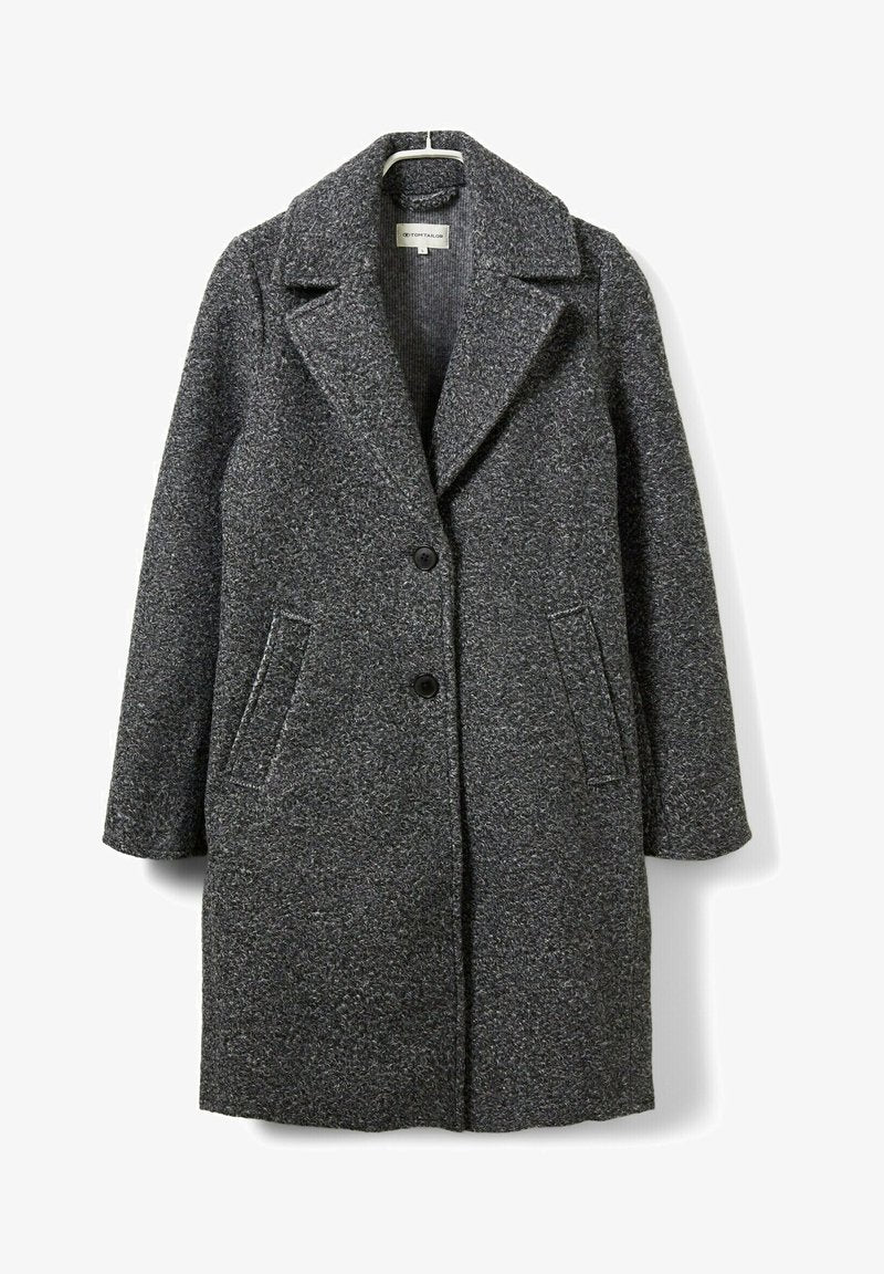 Tom Tailor Kurzmantel - Evident Anthracite Melange