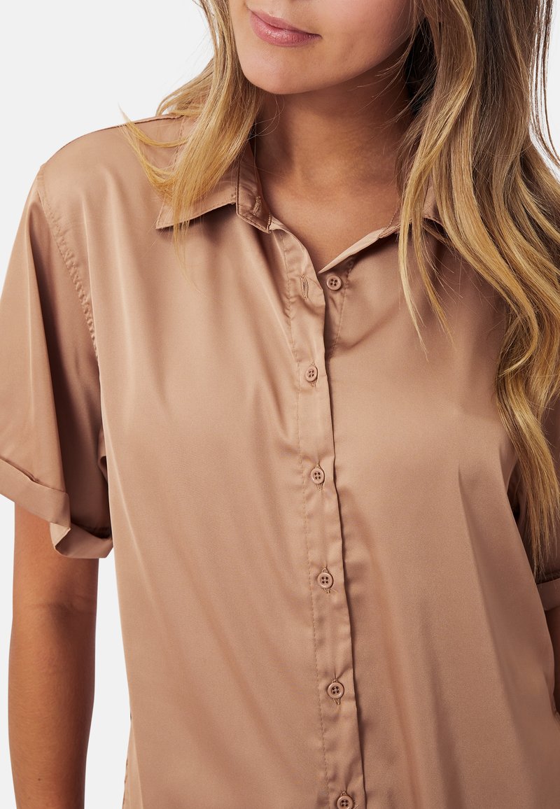COTTON ON SHORT SLEEVE - Nachtwäsche Shirt - Brown