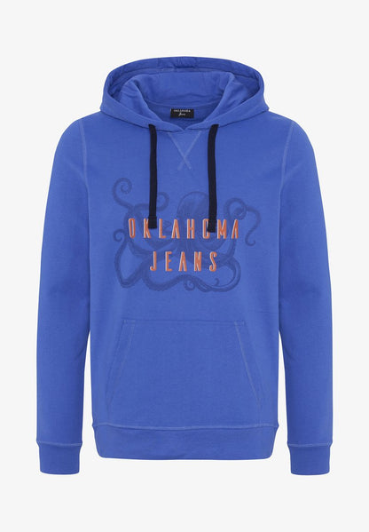  AUS MIT OKTOPUS-MOTIV - Kapuzenpullover - Dazzling Blue