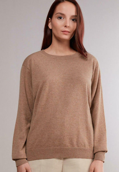  MIT U BOOT AUSSCHNITT - Strickpullover - Rhum