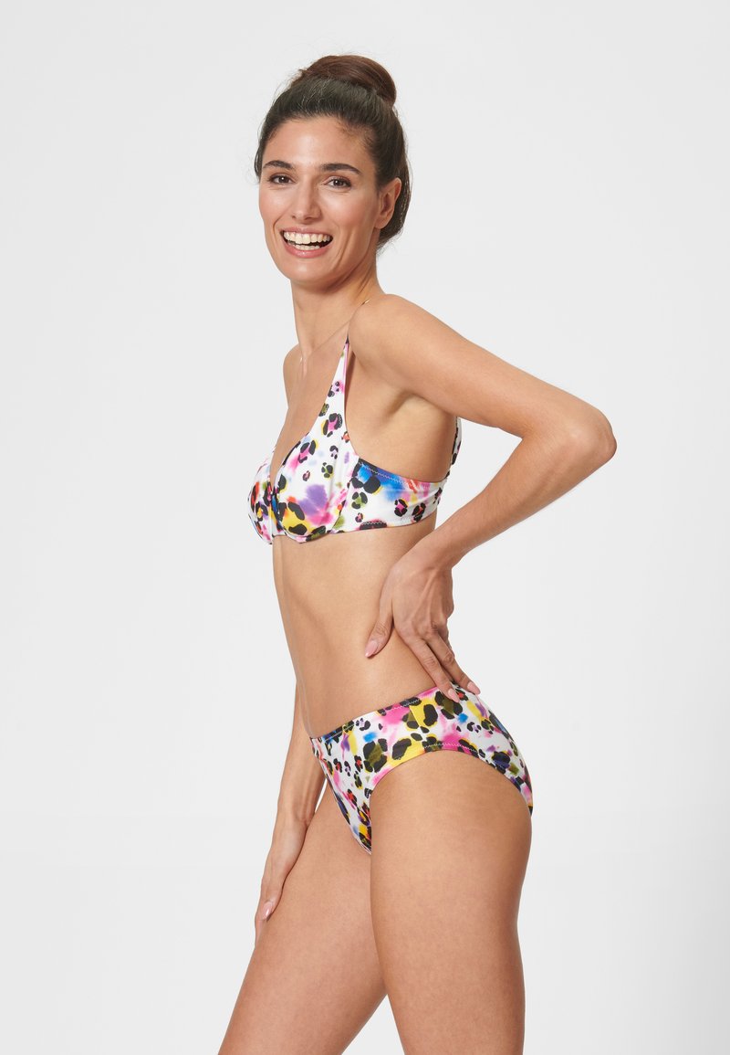  MIT ABSTRAKTEM PRINT - Bikini - Weiß Multicolor