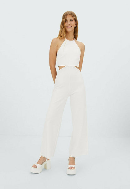Stradivarius NECKHOLDER - Jumpsuit - White