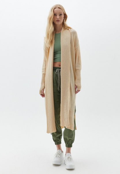  Strickjacke - Macadamia