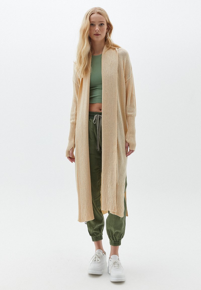  Strickjacke - Macadamia