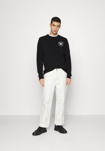Wood Wood MAK LONG SLEEVE - Langarmshirt - Black