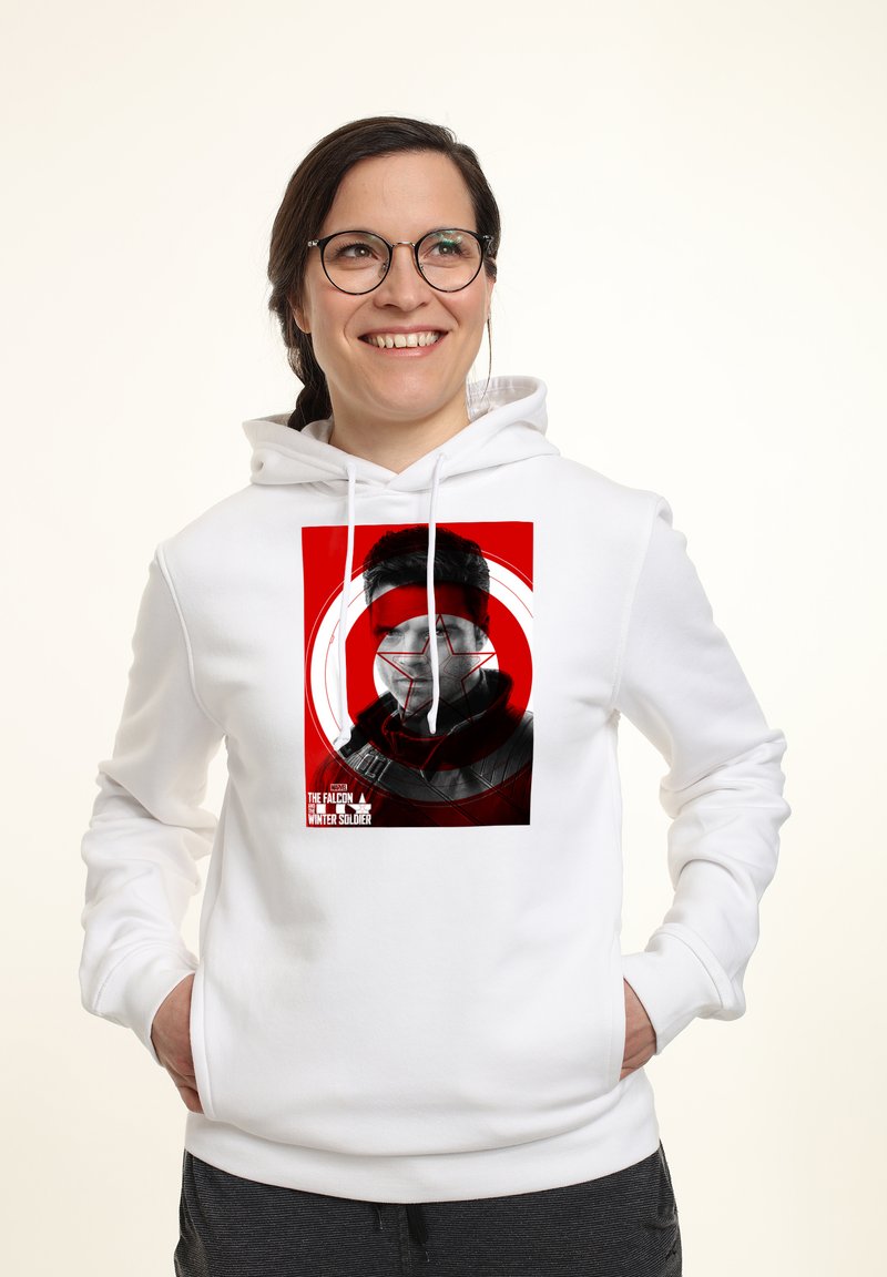 Henry Tiger AND THE WINTER SOLDIER WINTER SHIELD - Kapuzenpullover - White