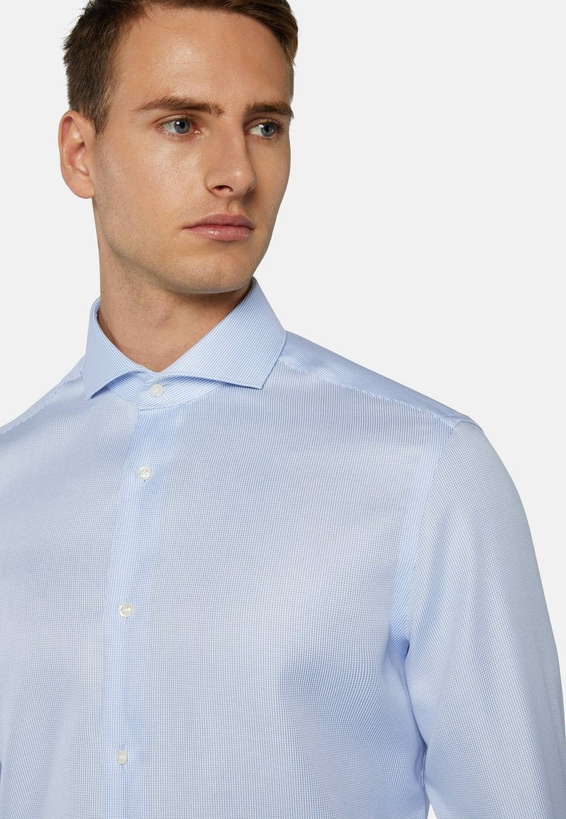  ULTIMATE NON IRON Slim Fit Dobby - Businesshemd - Light Blu