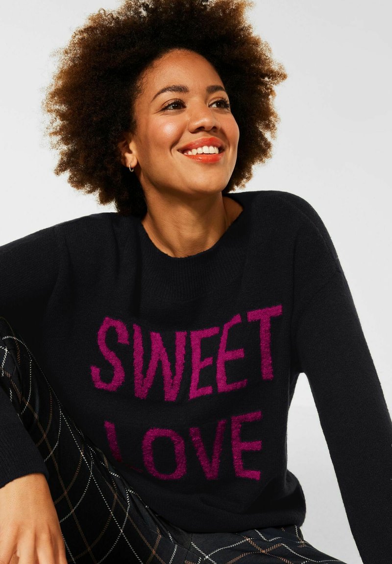 STREET ONE Strickpullover - Blau