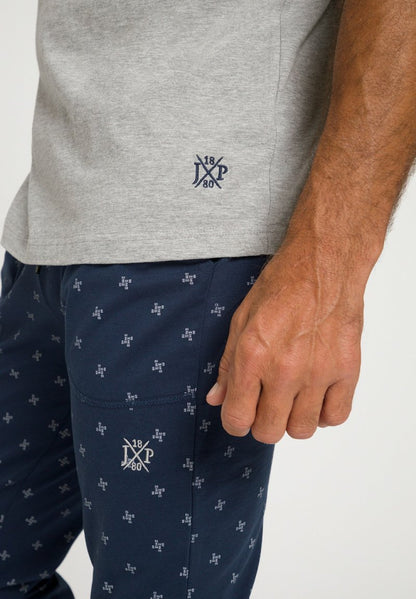 JP1880 Nachtwäsche Set - Navy Blau
