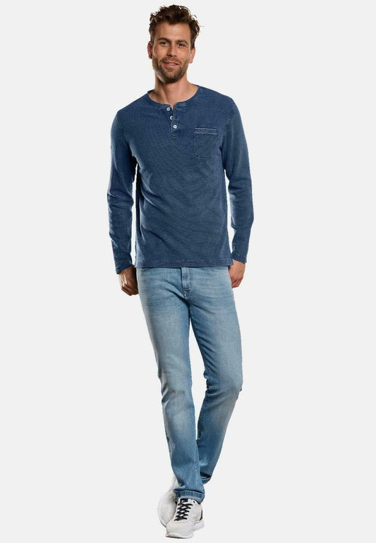  Langarmshirt - Blau