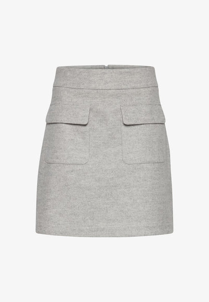 B.young DASION - A-Linien-Rock - Light Grey Melange