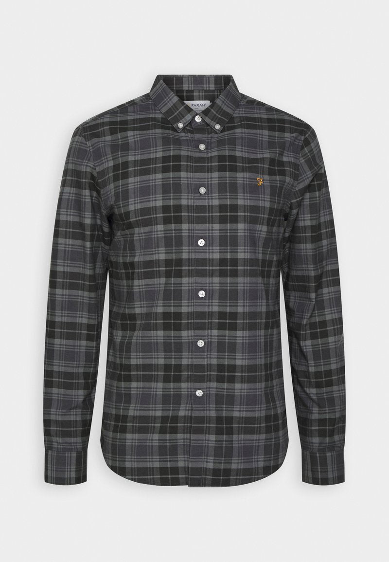 Farah BREWER CHECK LS BD - Hemd - Woodland Pine