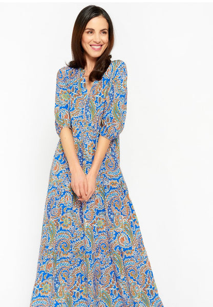 LOLALIZA WITH PAISLEY PRINT - Maxikleid - Blue
