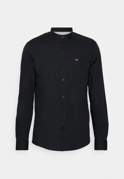 Calvin Klein STAND UP COLLAR - Hemd - Black