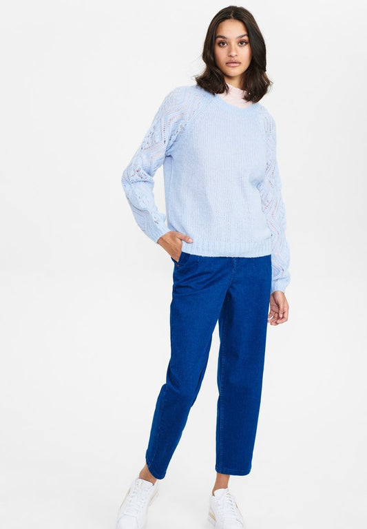  NUDELISE - Strickpullover - Della Robbia Blue