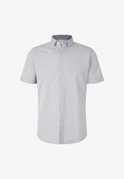 Tom Tailor Hemd - Navy Design On Light Structure