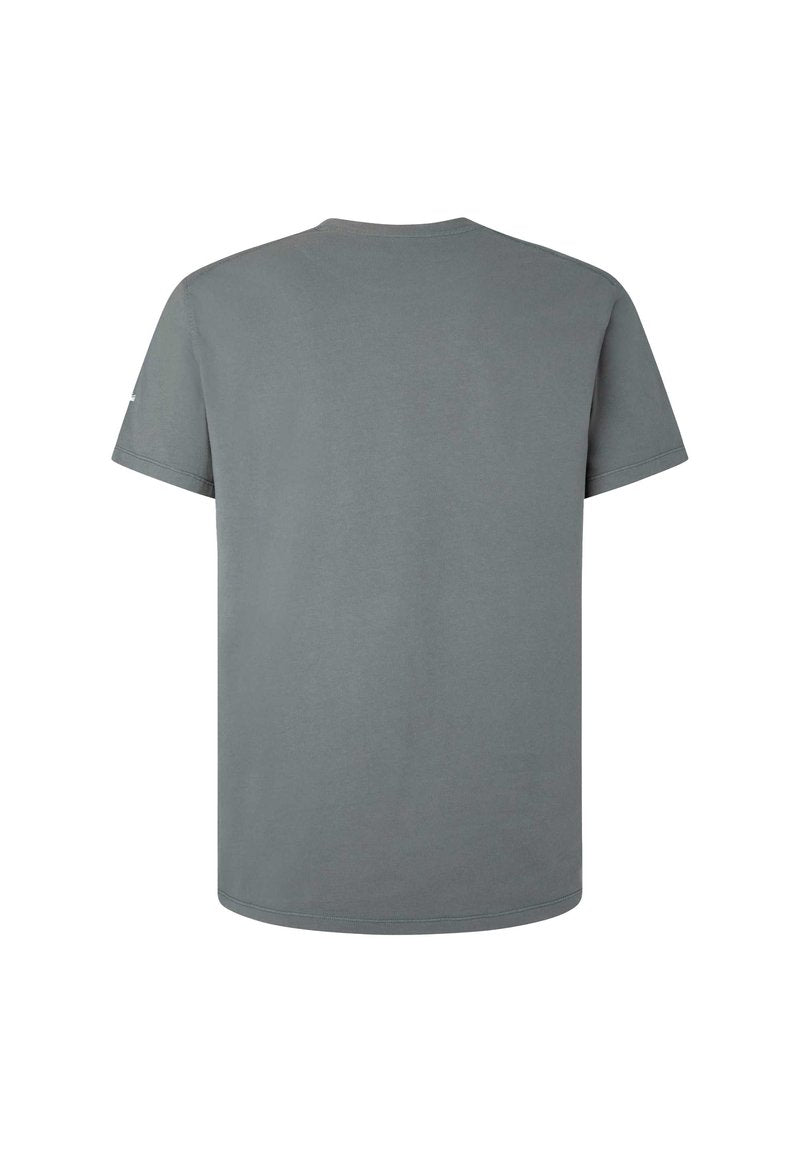 Pepe Jeans DAVID RUNDHALS KURZ - T-Shirt Print - Grau