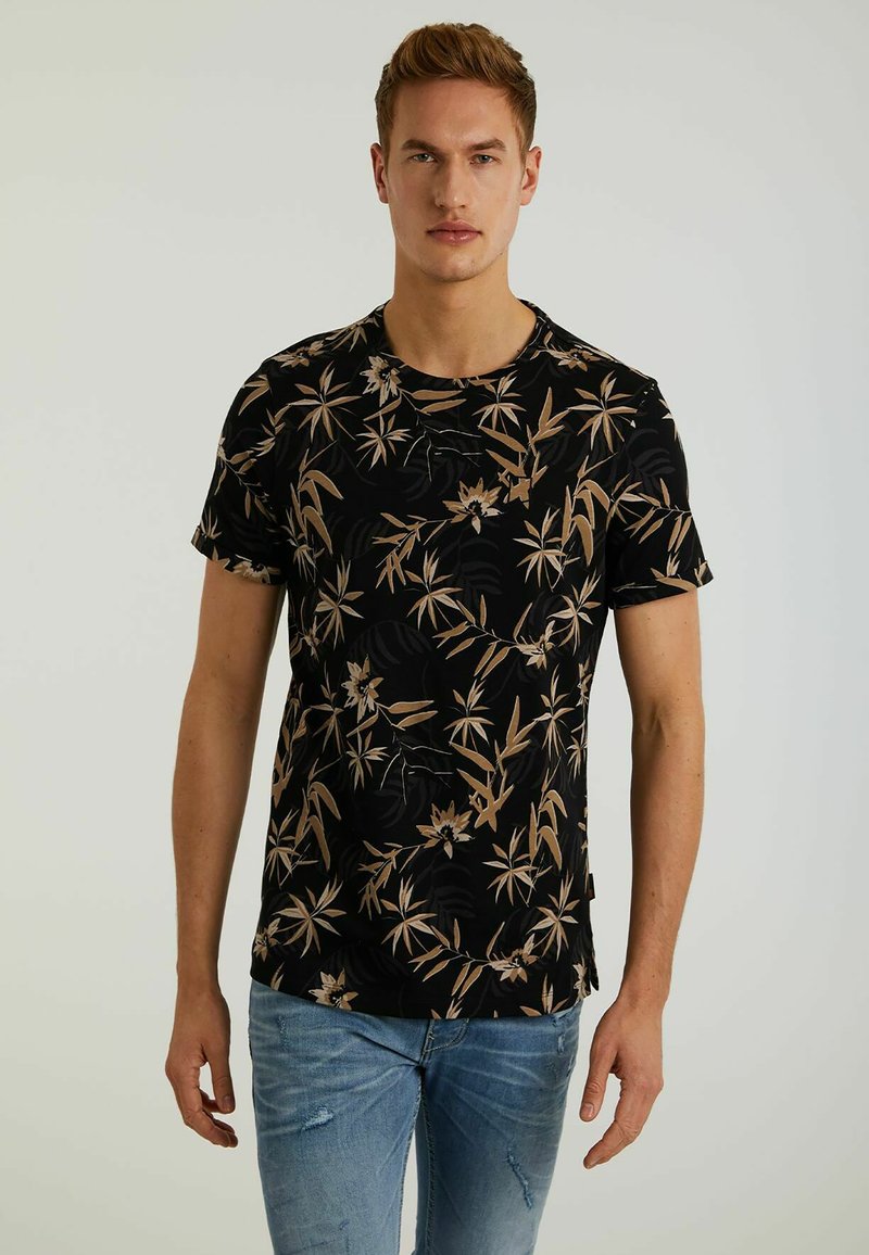  BOTANIC - T-Shirt Print - Black
