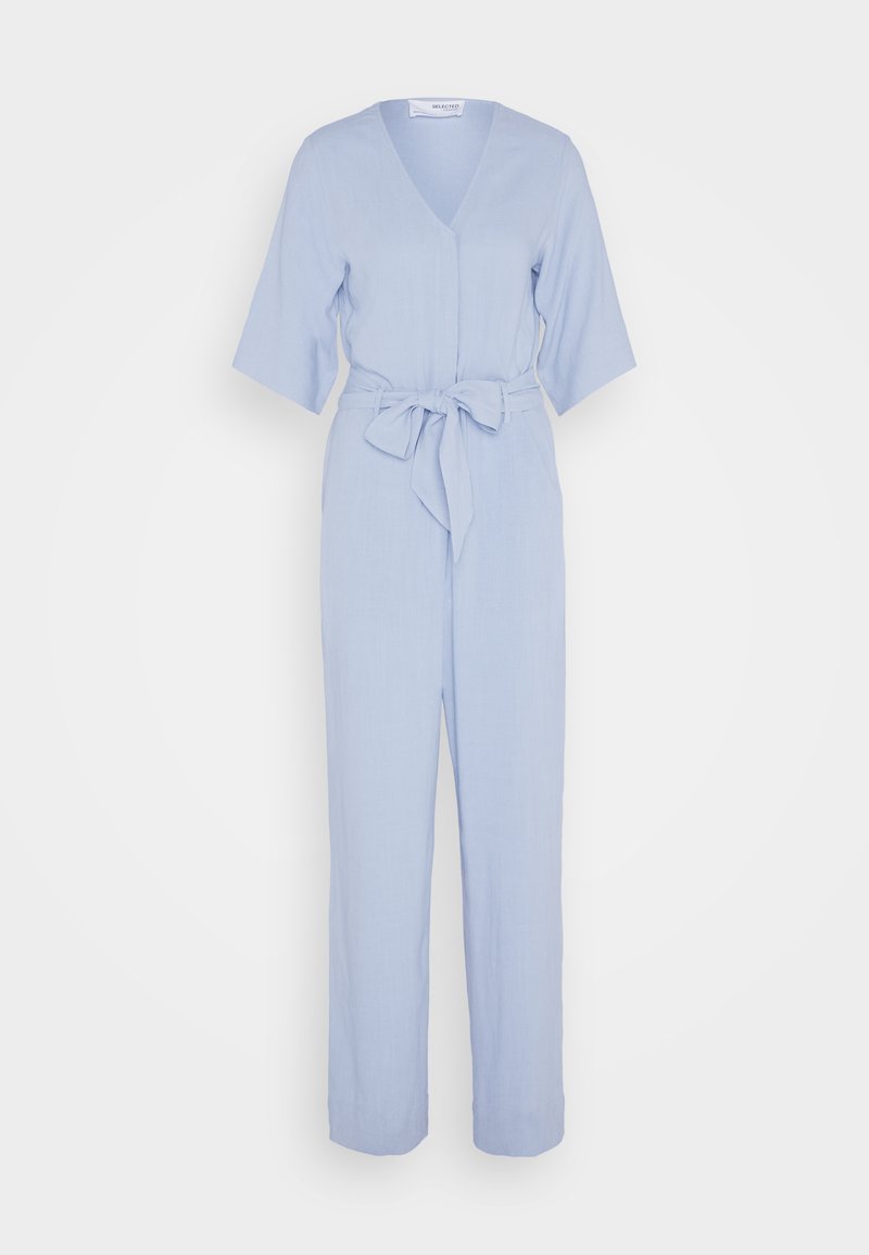 Selected Femme SLFVIVA LONG - Jumpsuit - Blue Heron