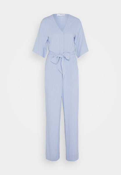 Selected Femme SLFVIVA LONG - Jumpsuit - Blue Heron