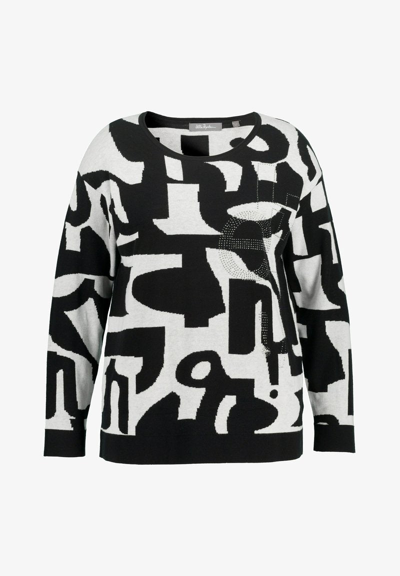 Ulla Popken Strickpullover - Blanc Cassé