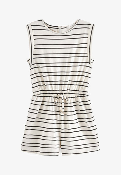 Next STANDARD - Jumpsuit - Ecru Cream Stripe