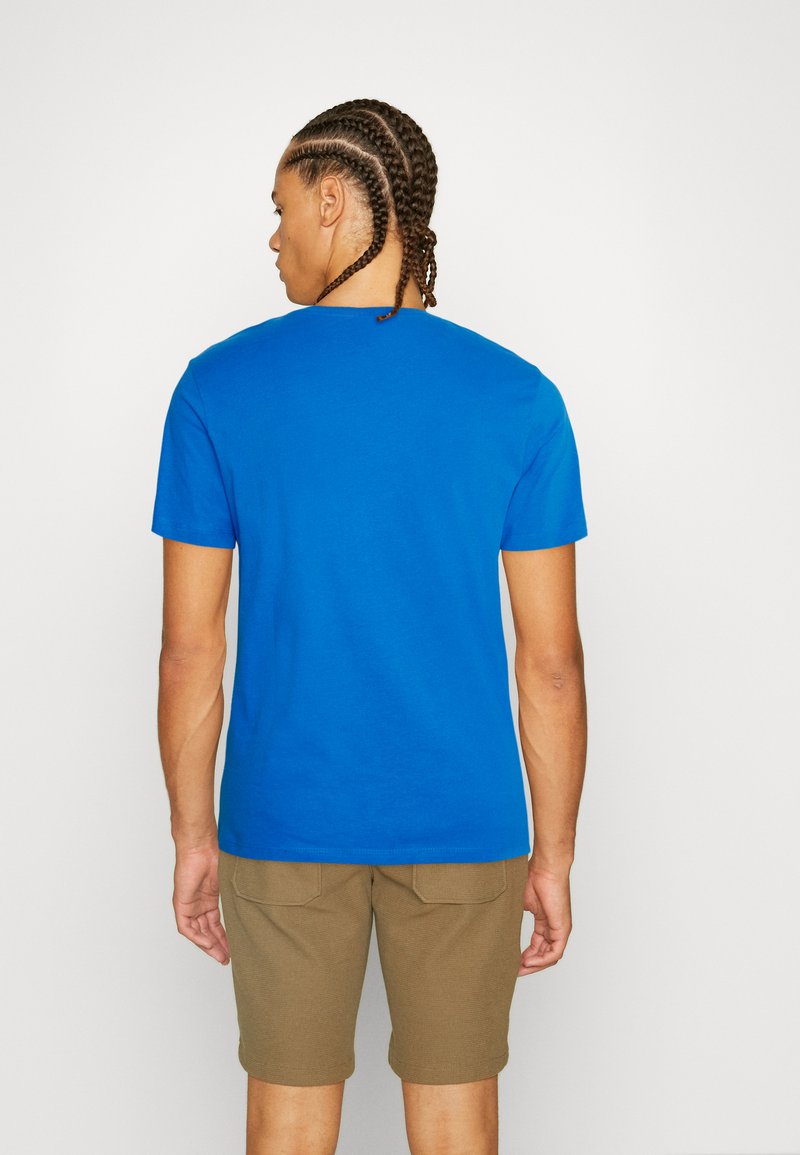 Jack & Jones JJELOGO TEE SS O-NECK - T-Shirt Print - French Blue