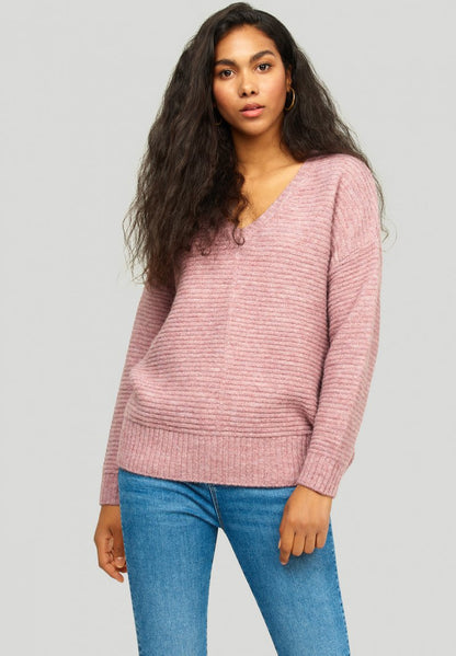  Strickpullover - Mauve Melange