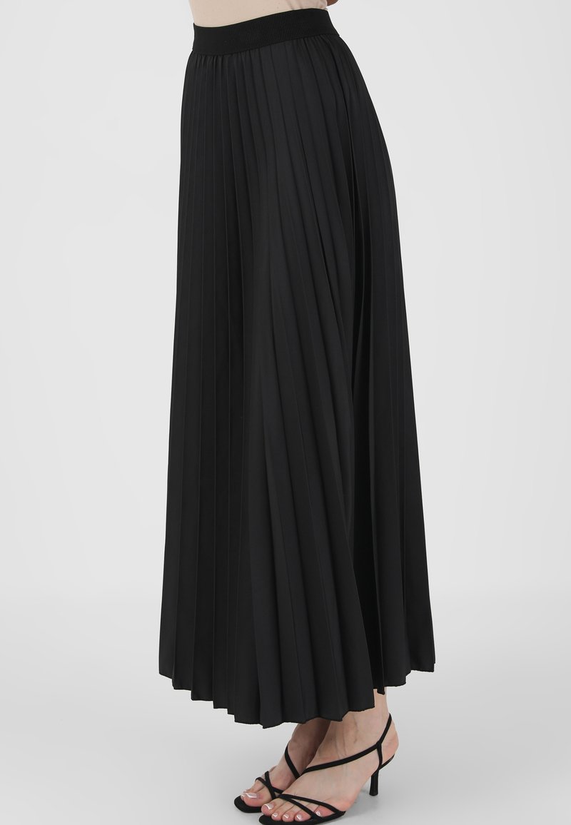  UNLINED REFKA - Faltenrock - Black