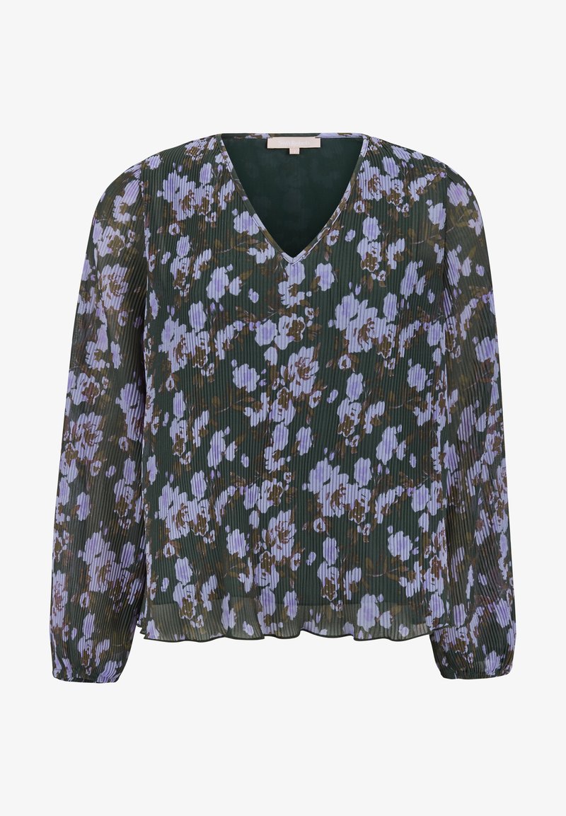 Soft Rebels SRHAZEL V-NECK - Bluse - Rose Print Climbing Ivy