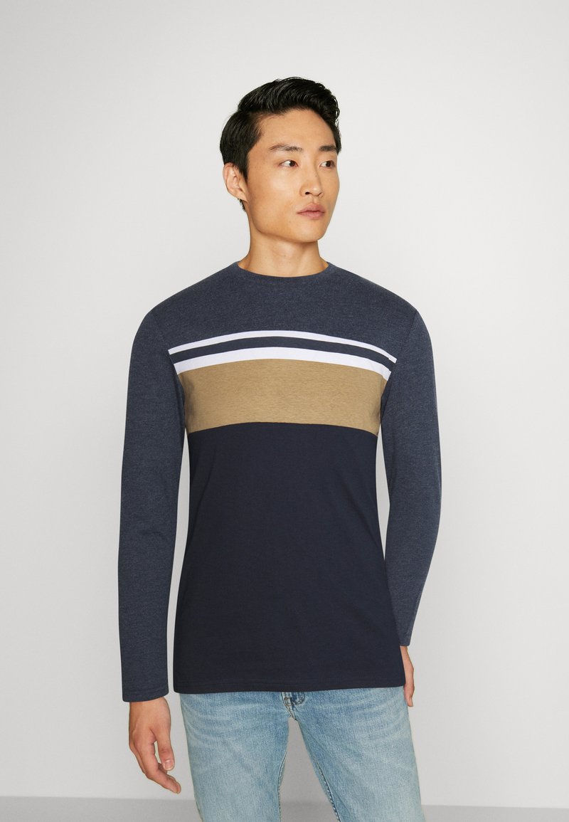 Pier One Langarmshirt - Dark Blue