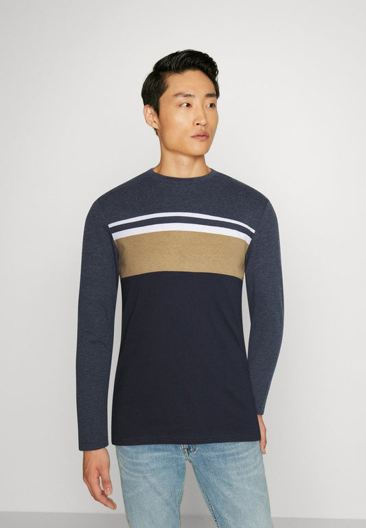Pier One Langarmshirt - Dark Blue