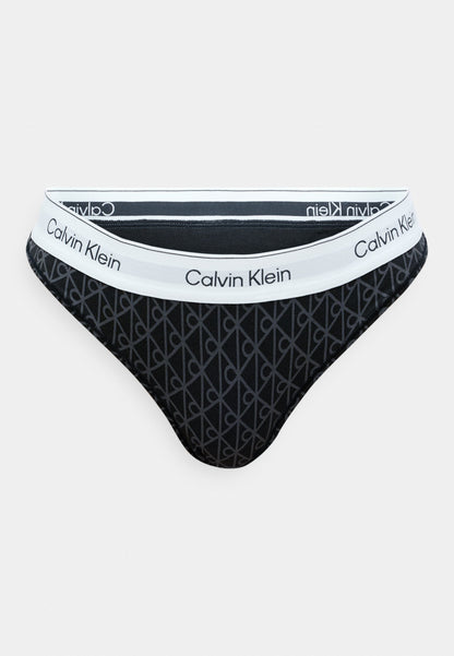 CALVIN KLEIN UNDERWEAR THONG ICON - Thong - Dark Denim