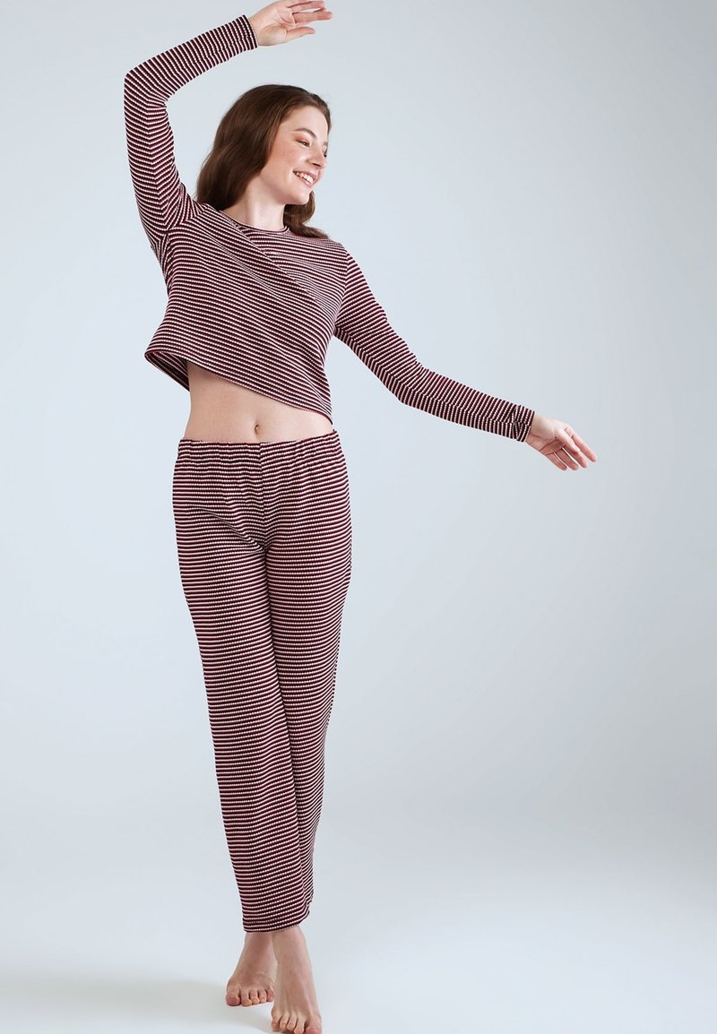  LONG SLEEVE STRIPED - Nachtwäsche Set - Mix