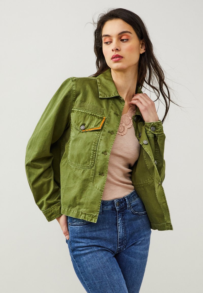 Odd Molly KENNEDY - Jeansjacke - Green Trails