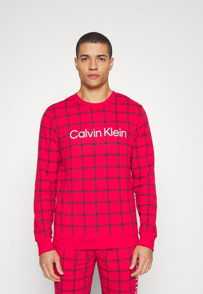 CALVIN KLEIN UNDERWEAR LOGO GRAPHIC LOUNGE - Nachtwäsche Shirt - Red