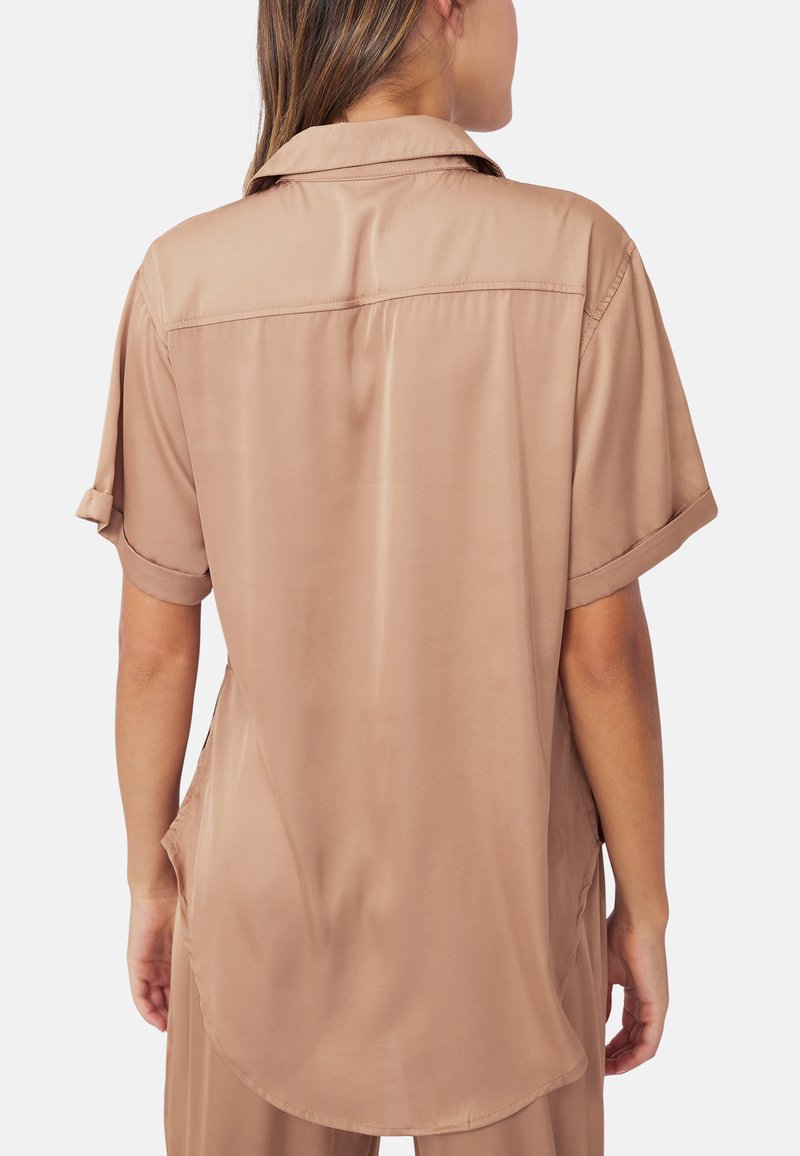 COTTON ON SHORT SLEEVE - Nachtwäsche Shirt - Brown